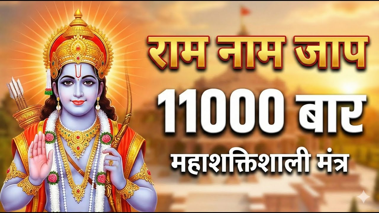Raam naam jaap # राम नाम जाप #इसे सुनने से सारे दुख खत्म हों जाते है