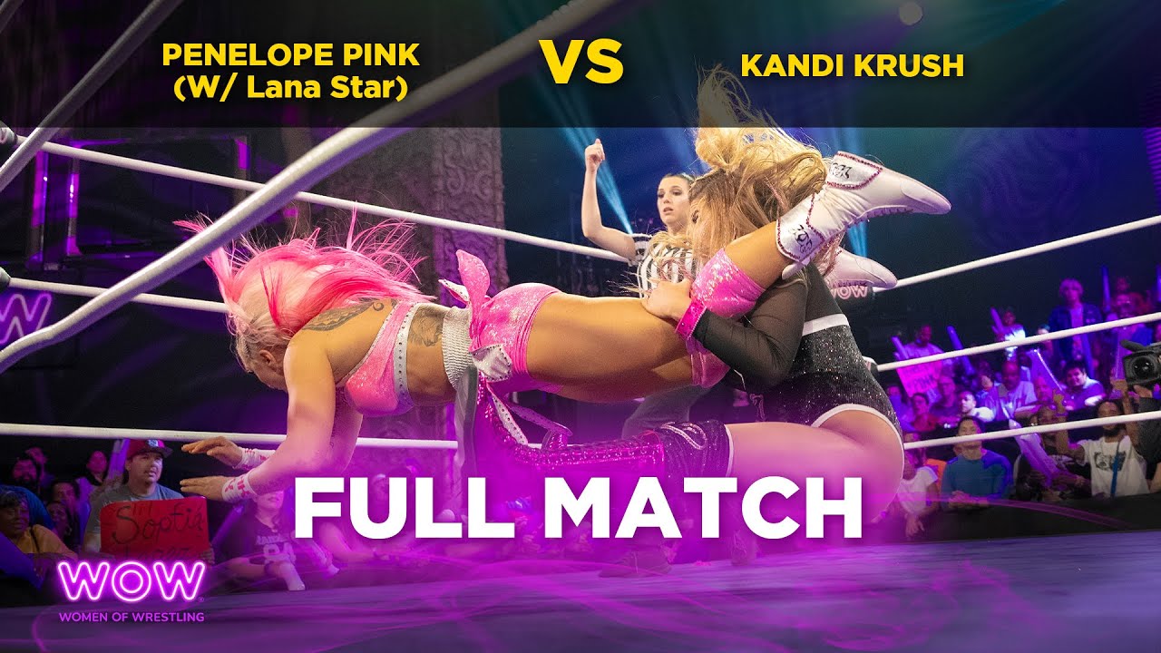 Penelope Pink (w/ Lana Star) vs Kandi Krush | WOW - Women Of Wrestling