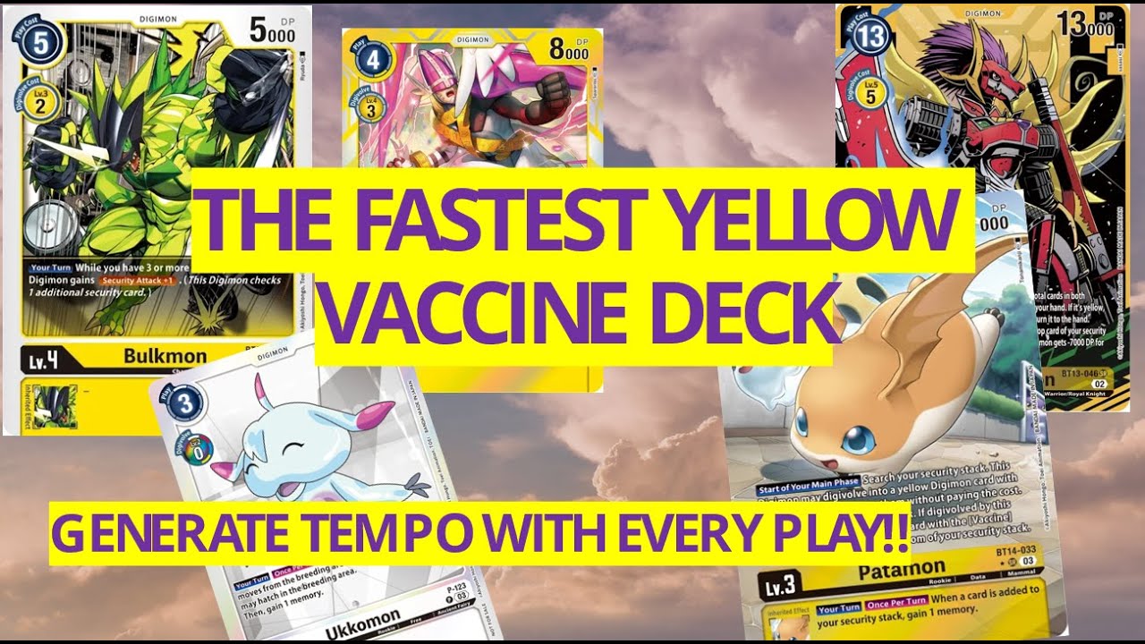 Vaccine RUSH! BT14 Yellow Midrange Deck Profile