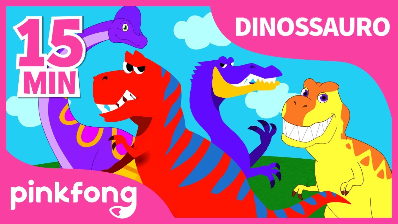 Canções de Dinossauro | Músicas Infantis | +Compilação | Pinkfong Canções para criança