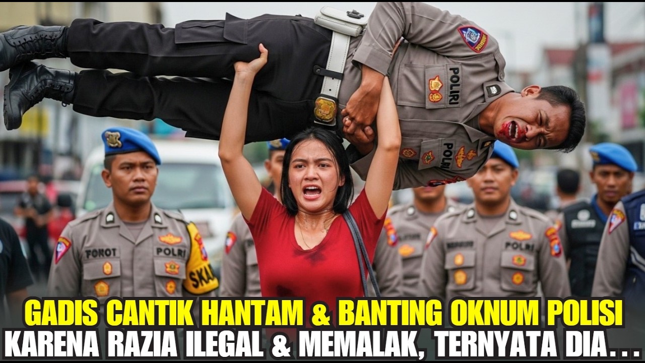 VIRAL‼️POLISI AROGAN DIBANTING GADIS CANTIK, IDENTITAS ASLINYA BIKIN KAGET‼️