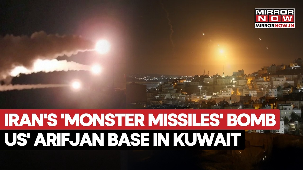Iran's &lsquo;MONSTER MISSILES&rsquo; Rock US Arifjan Base! Kuwait Attack Sparks Fears Of Full Scale War | Watch