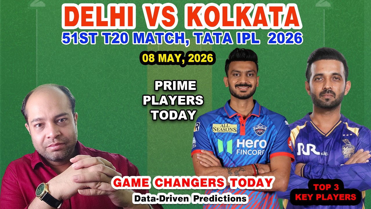 DC vs KKR Today Match Analysis 🔥  DC vs KKR Match Prediction Today | Flop Picks, Safe & Risky C/VC