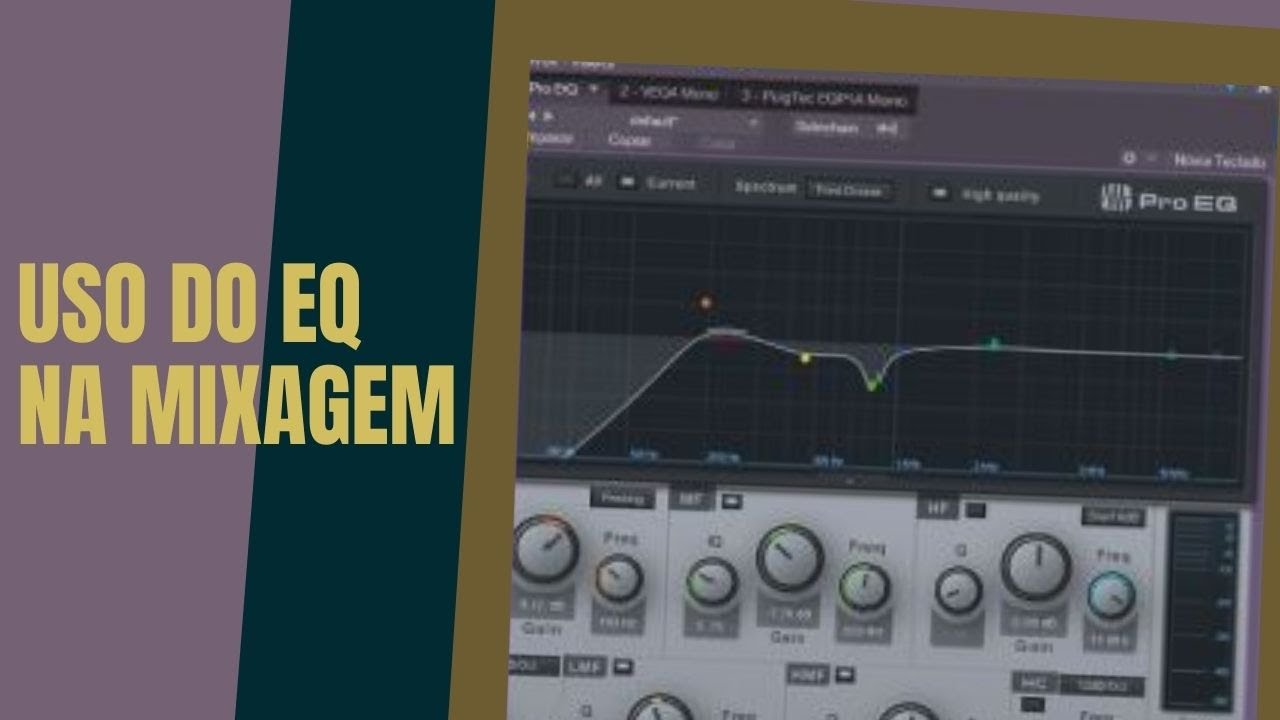 Mixagem no Studio One   Uso dos equalizadores