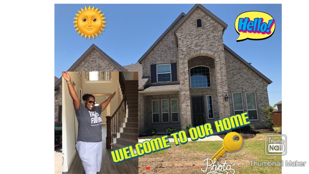 #Empty new 🏡house tour in Dallas texas //#How i build my dream 🏡home in dallas texas//