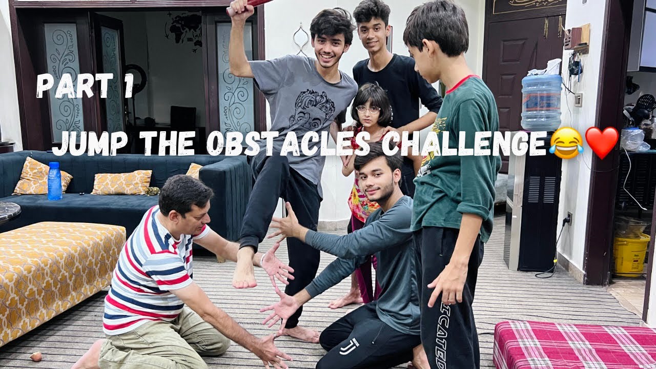 ibi Sheikh | JUMP THE OBSTACLES😂 | CHALLENGE | VLOG.