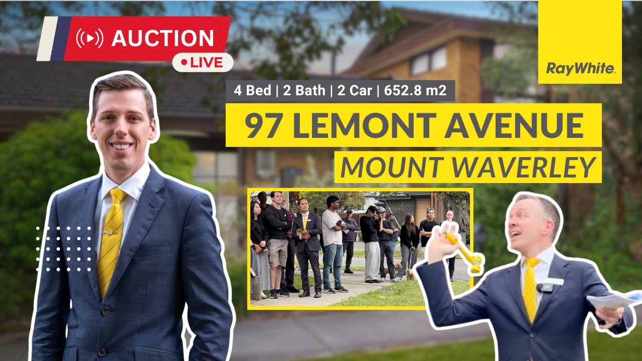 Live Auction @ 97 Lemont Avenue, Mount Waverley