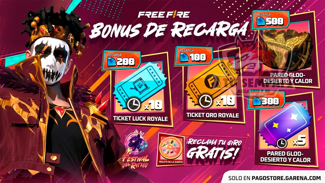 🌟RAPIDO BONUS DE RECARGA EN PAGOSTORE! FESTIVAL DEL RITMO