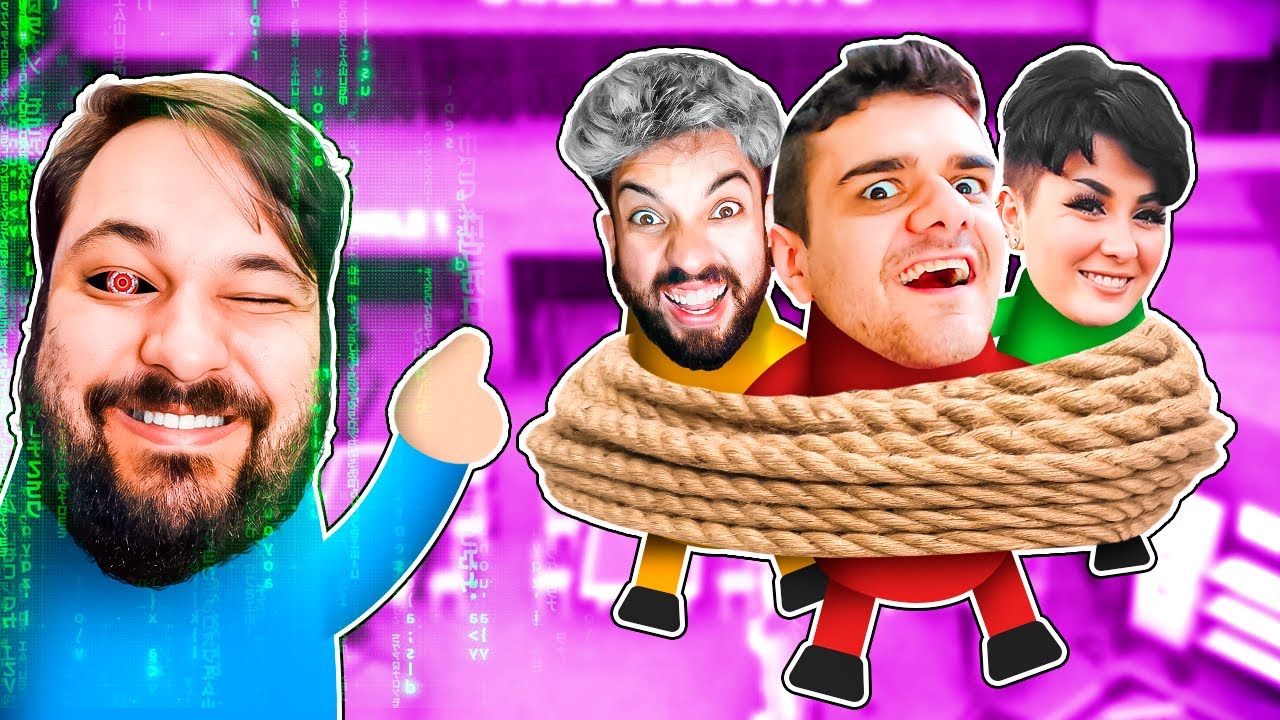 O CORE SÓ PODE ESTAR USANDO HACK NESSE JOGO! c/ Gabs e Juh (Rubber Bandits)