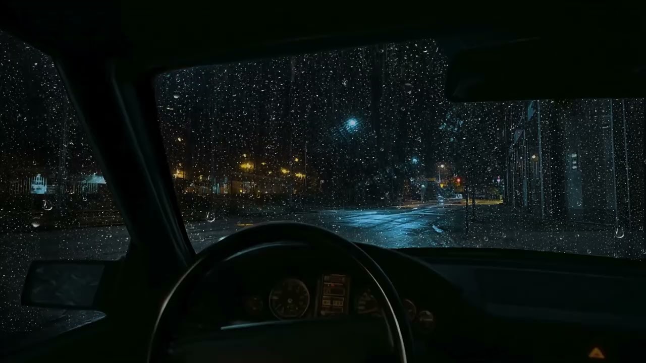 Relaxing Heavy Rain on the Roof – Soothing Night Ambience for Insomnia, Stress Relief & Better Sleep