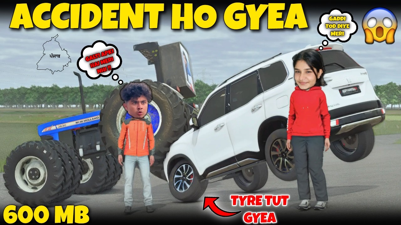 SCORPIO N KA HUA ACCIDENT BULLDOZER KE SATH !! FS25
