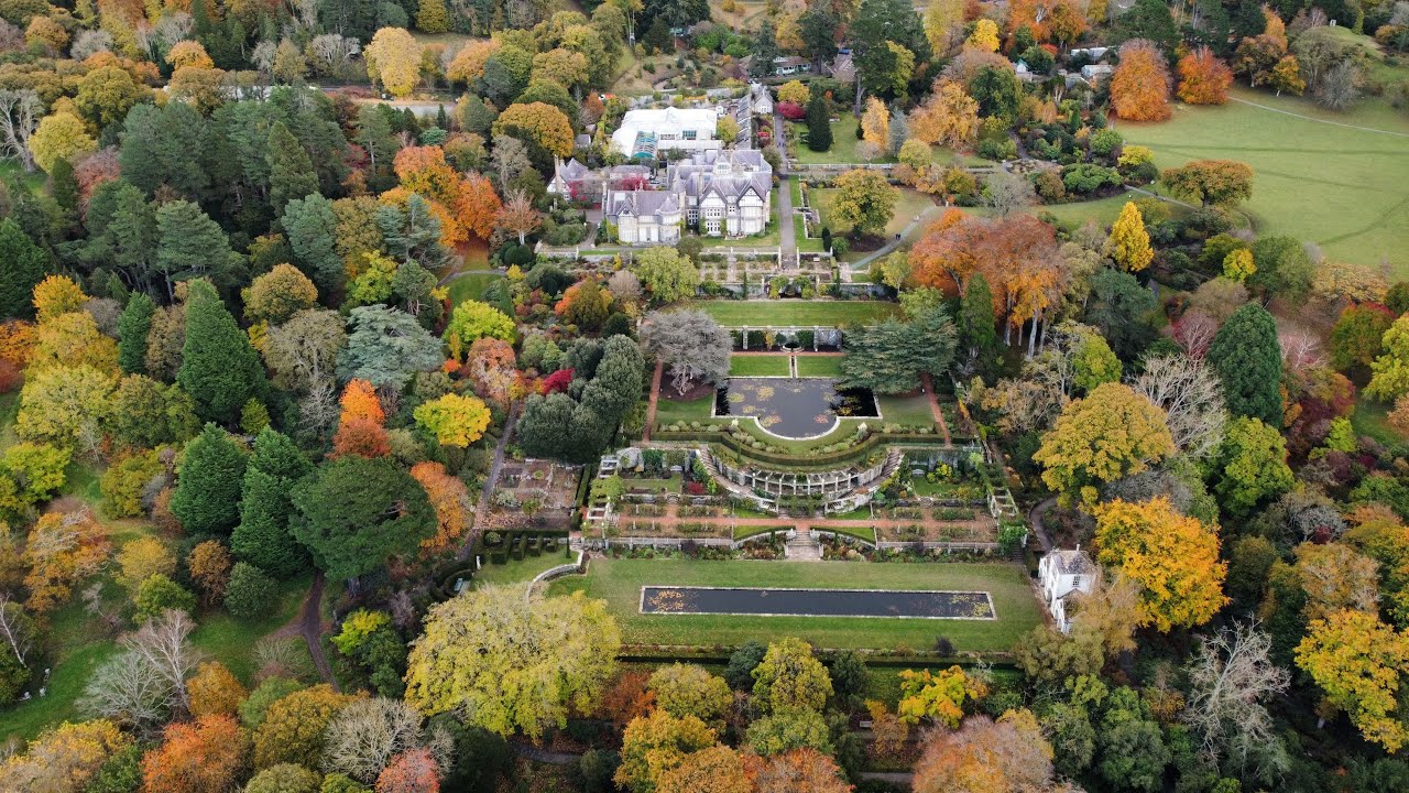 Bodnant Garden, Colwyn Bay - 4K Drone Footage