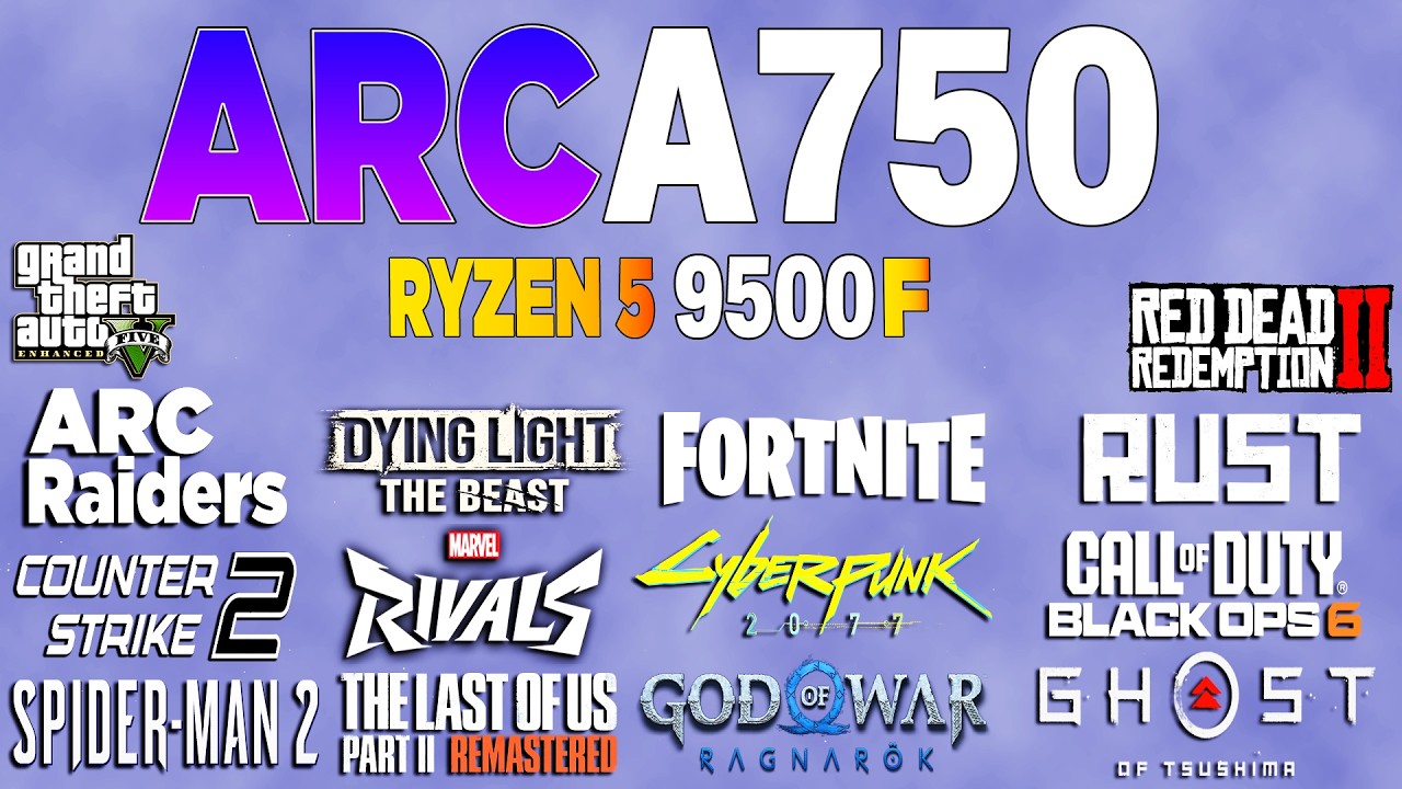 ARC A750 vs Test in 16 Games | Worth It Now?