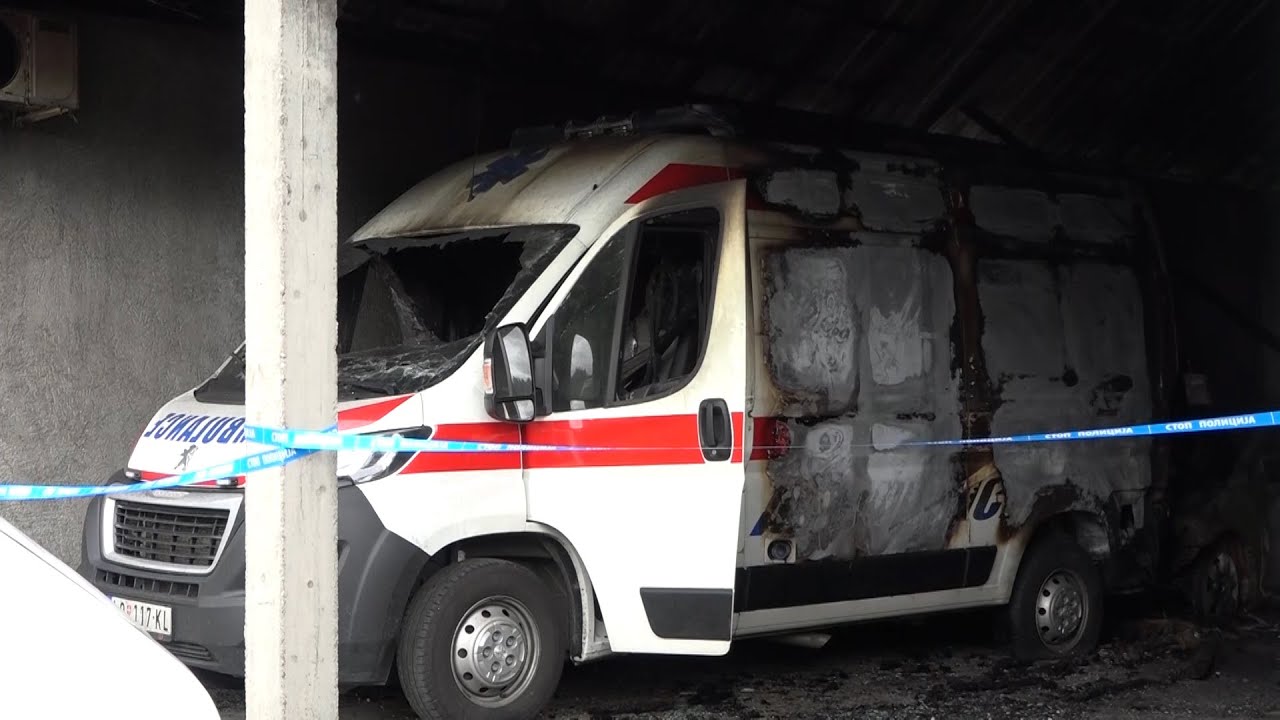 Požar u krugu Opšte bolnice u Loznici