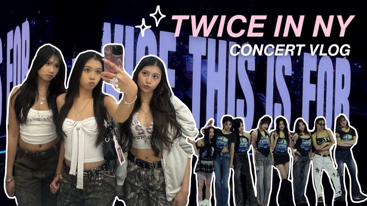 TWICE CONCERT VLOG | #ThisIsFor in New York! ₊˚⊹♡