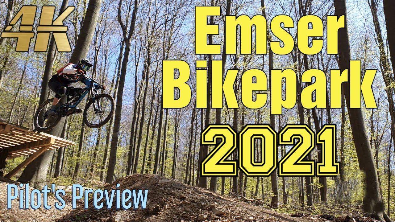 Emser Bikepark 2021 (Alle Strecken) [4K] Pilot's Preview #5