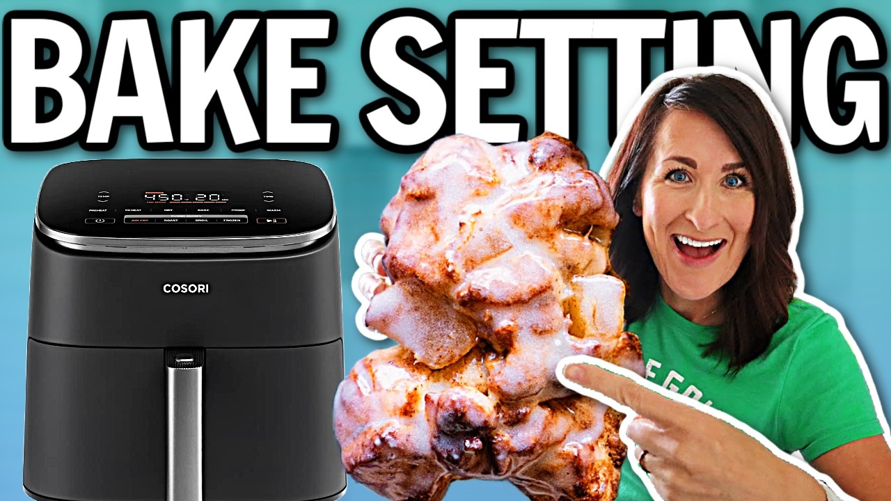 How to BAKE in the AIR FRYER and use the BAKE BUTTON Making Healthy and Indulgent Desserts 