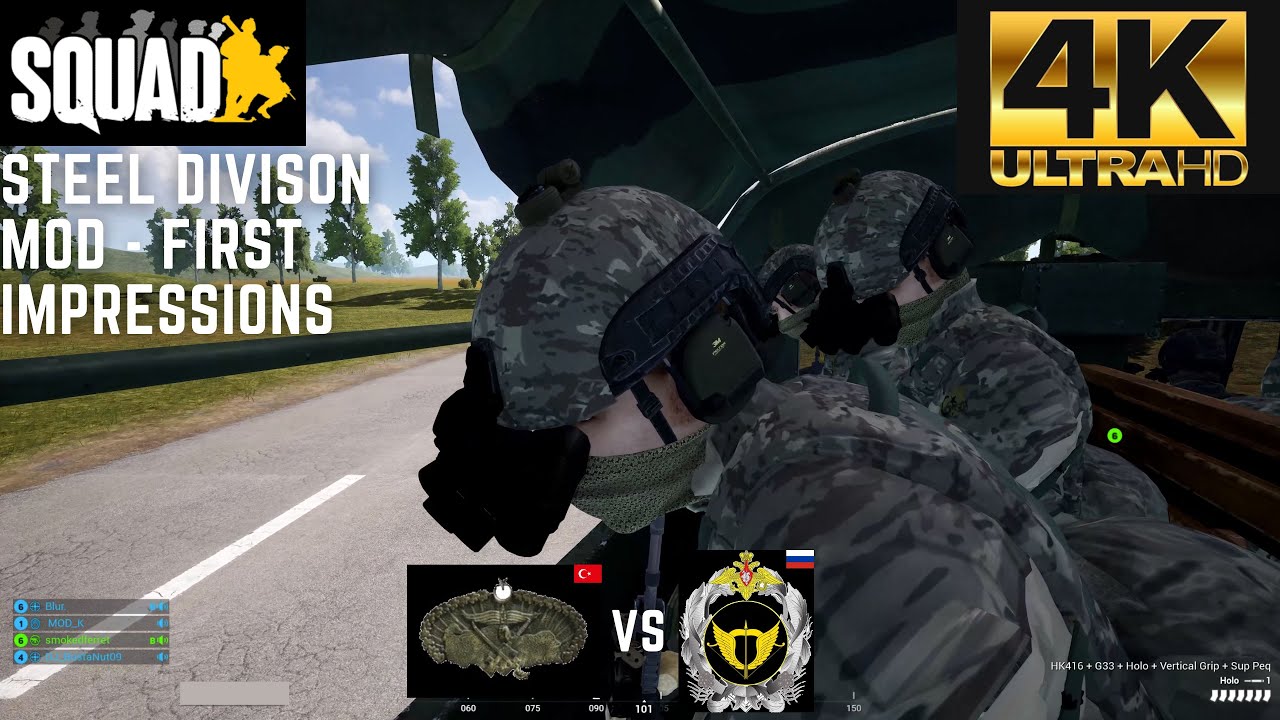Squad - Steel Division Mod First Impressions - Narva - (4K)