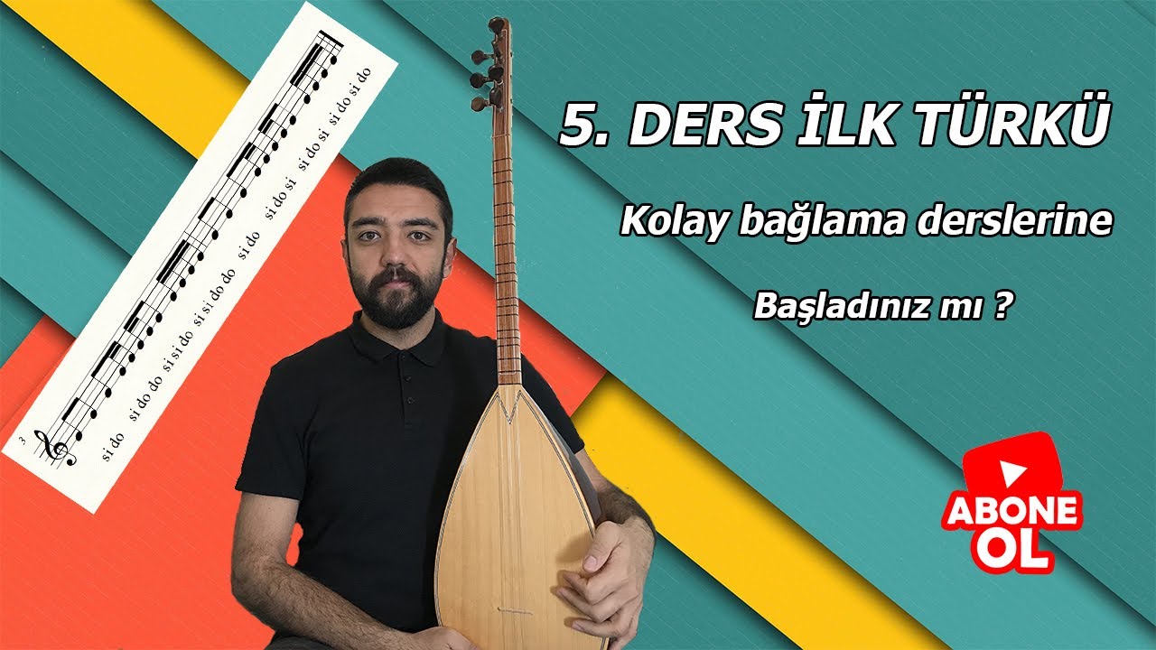 KOLAY BAĞLAMA DERSLERİ 5 - Ali Ayşeyi Seviyor Solfej