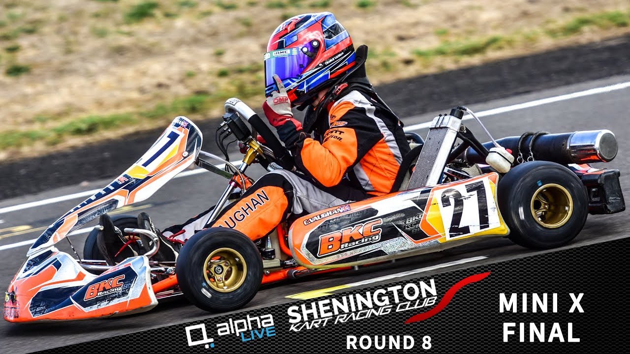 Mini X Final - Round 8 -  Shenington Kart Racing Club - 2018