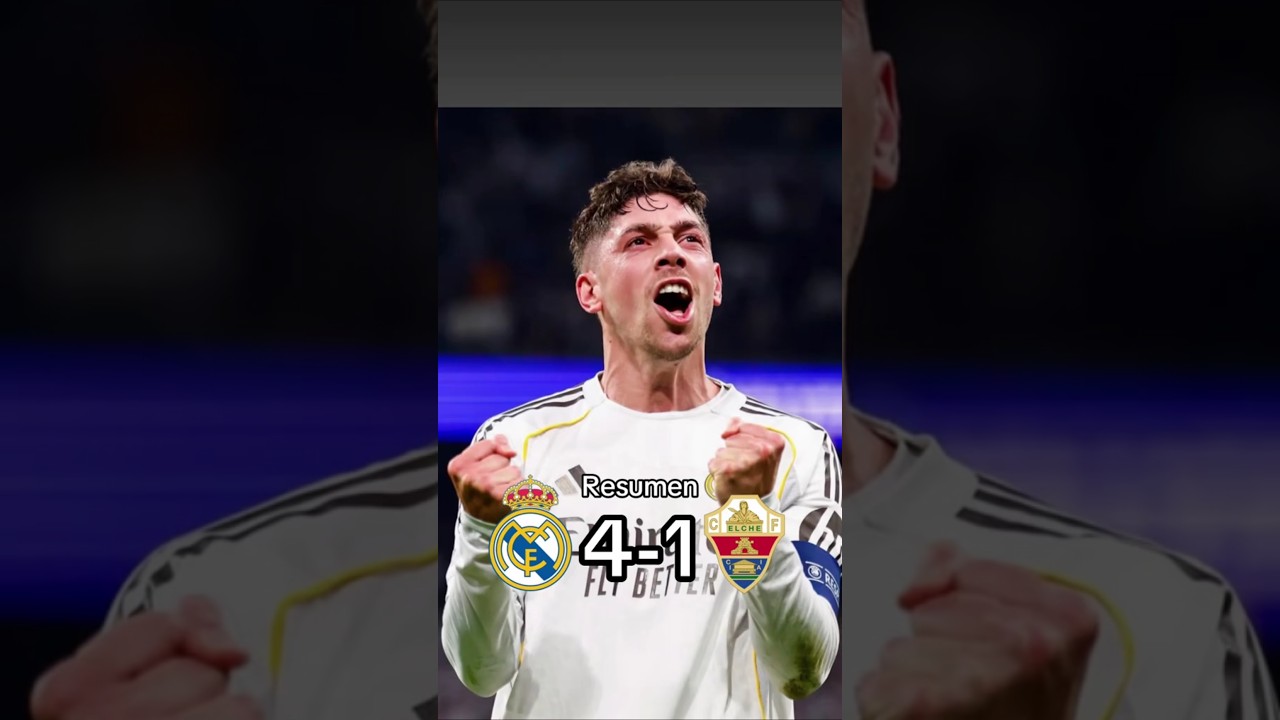 Resumen Real Madrid vs Elche! 🔥⚽