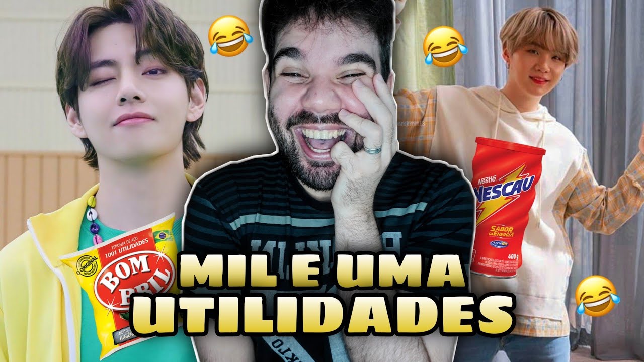 MEMES BTS BR | SUGA É O HOMEM NESCAU E TAEHYUNG É O HOMEM BOMBRIL?