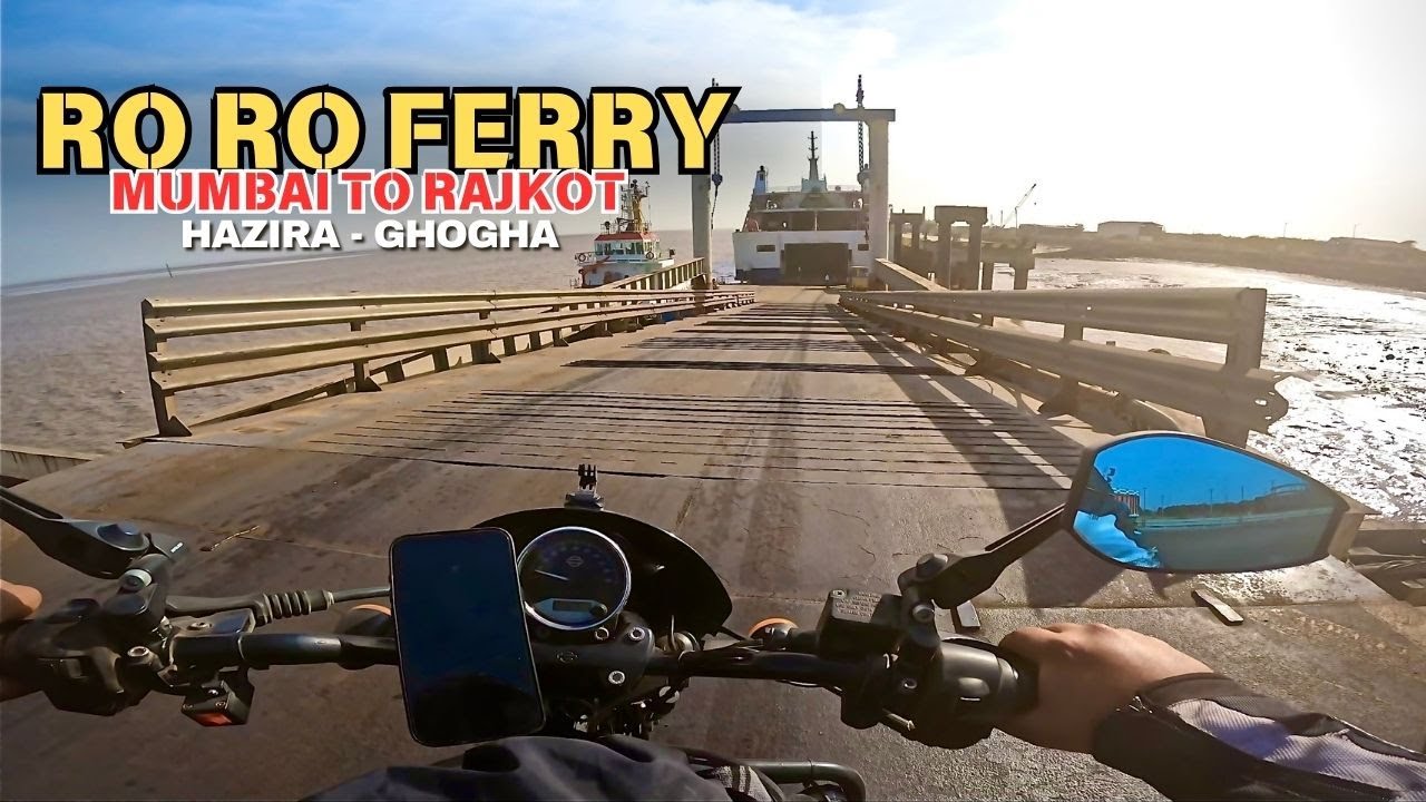Ro Ro Ferry | Hazira To Ghogha | India Bike Week | Harley Davidson | #roroferry #goaride