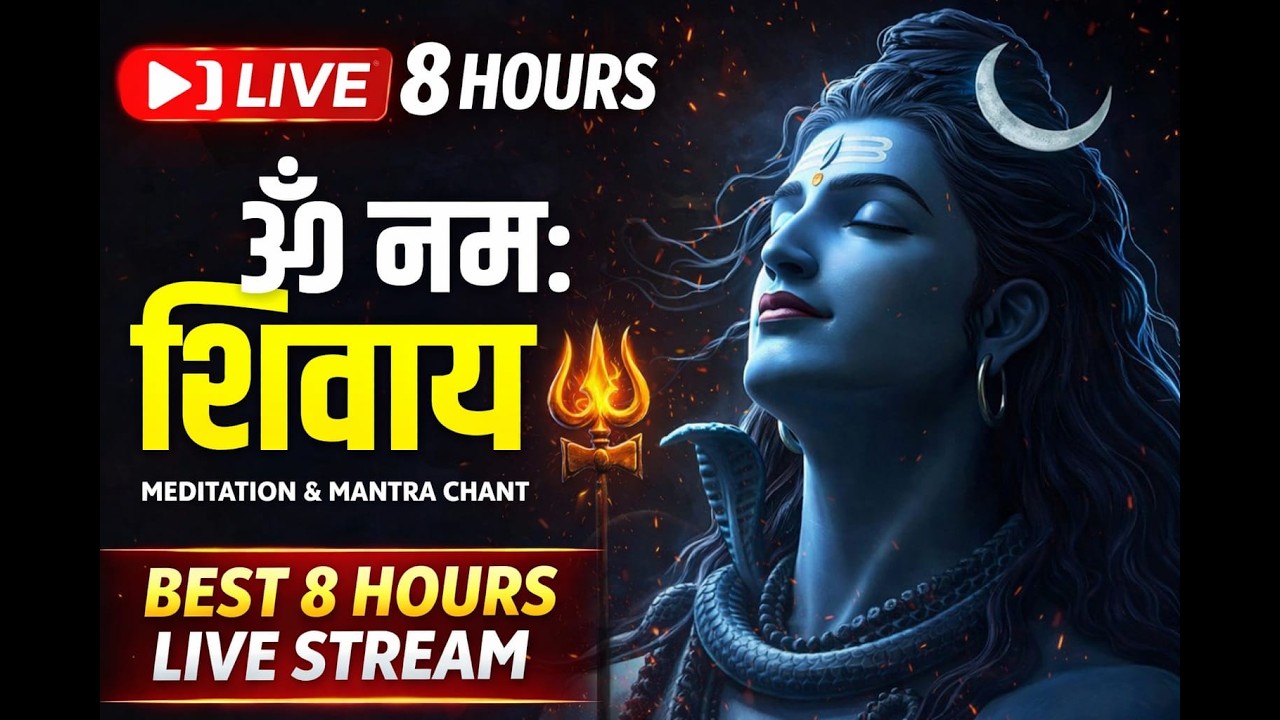 🔴 LIVE महाशिवरात्रि स्पेशल 🔱108 बार ओम नमः शिवाय जप | Powerful Om Namah Shivaya Jaap