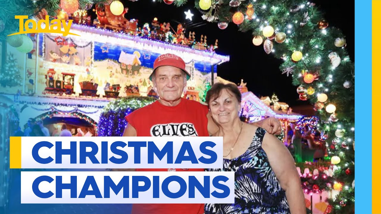 Sydney couple's Christmas lights draw thousands of spectators | Today Show Australia