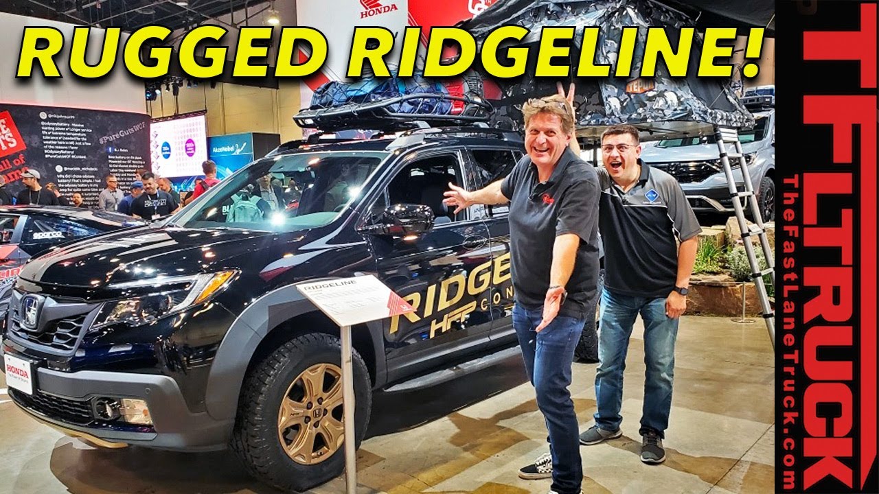 This Honda Ridgeline HFP Concept Is An Outdoor Lifestyle Truck! SEMA 2019 Debut