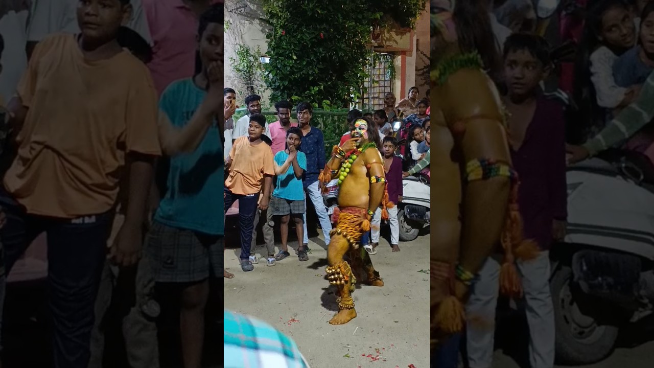 Hari Pothraj Dance 🔥 #pothrajdance #ytshorts #hyderbadbonalu #uniqueshorts #viralshort