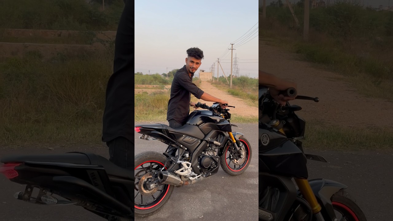 Yamaha Mt15 modified with akrapovic exhaust sound 🔥 normal exhaust v/s akrapovic exhaust 😃 #mt15