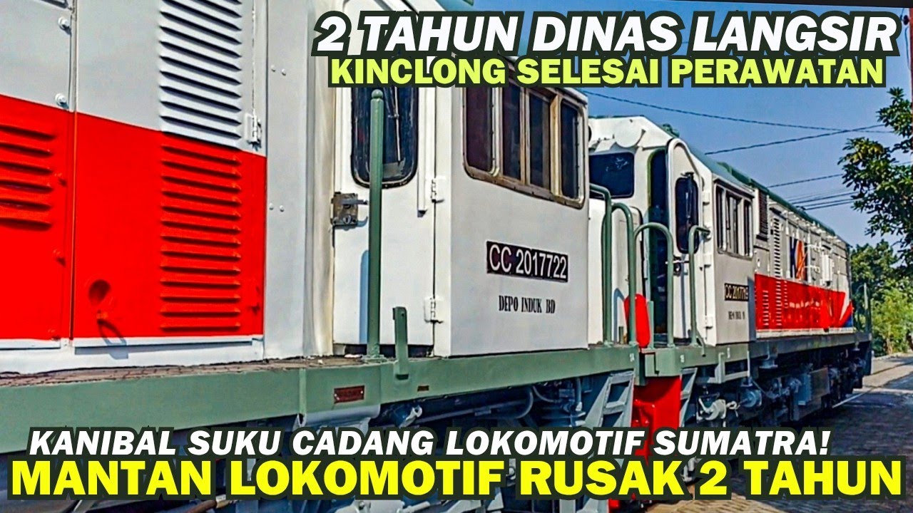 LOKOMOTIF INI MENGKANIBAL CC201 SUMATRA! Aksi Lokomotif Kinclong di Balai Yasa Kereta Api Yogyakarta