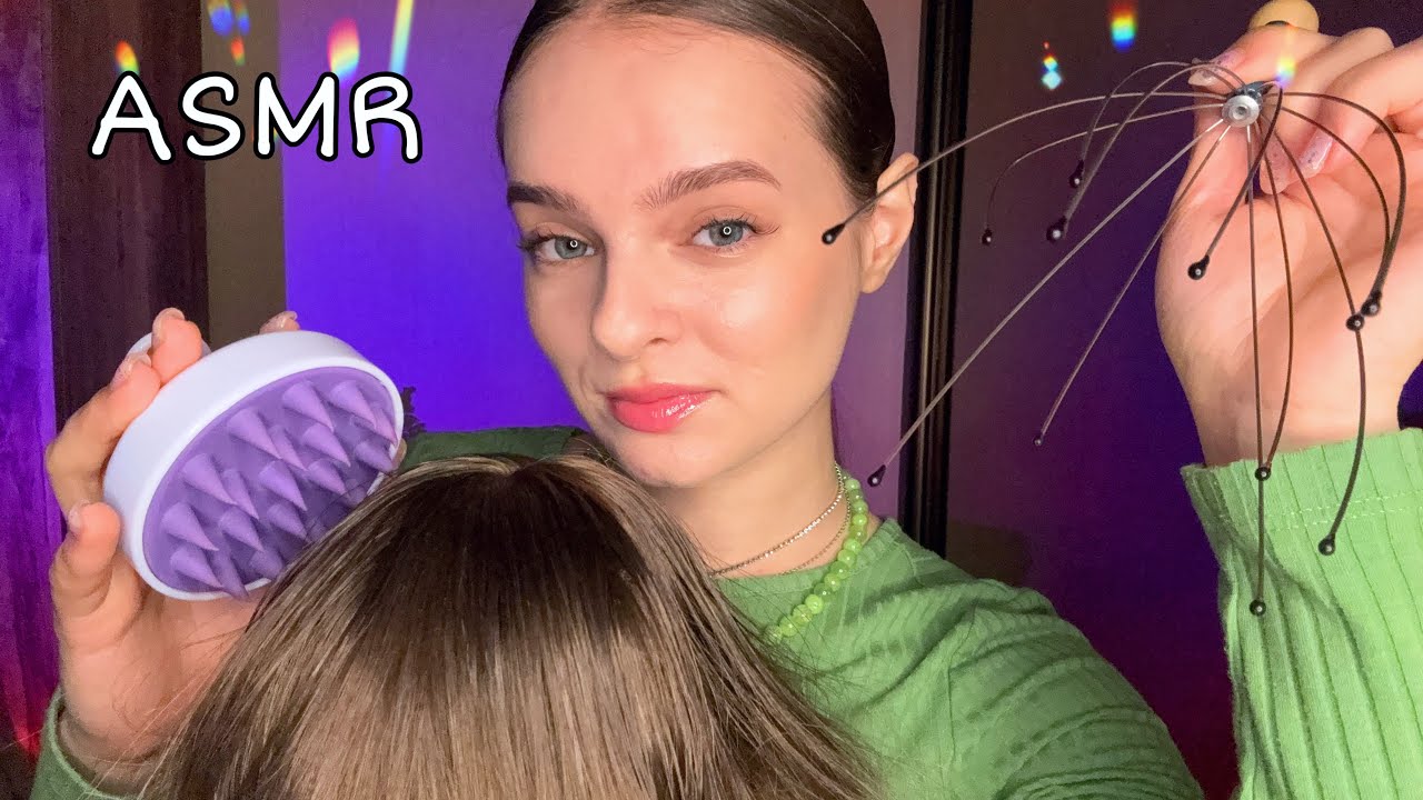 💆‍♀️ ASMR Head Massage ✨ Relaxing & Sleep Triggers