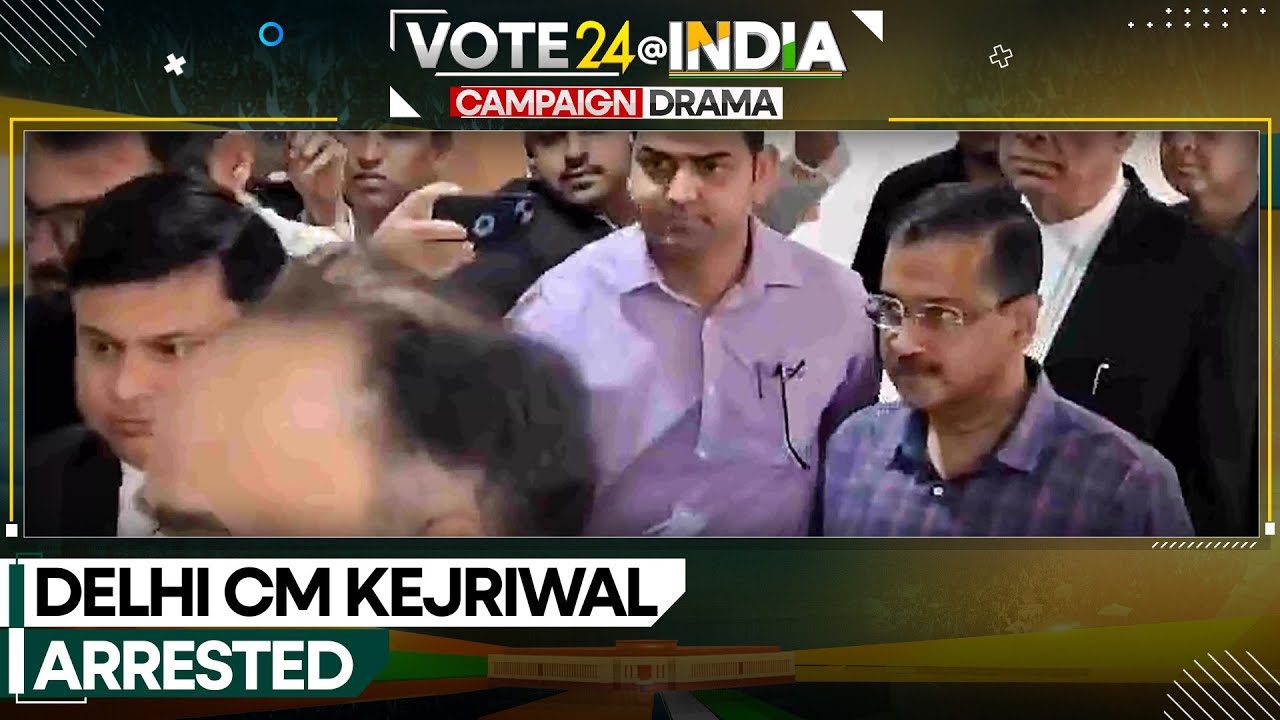 Kejriwal Arrest: ED arrests Delhi CM and Aam Aadmi Party chief Arvind Kejriwal | WION News