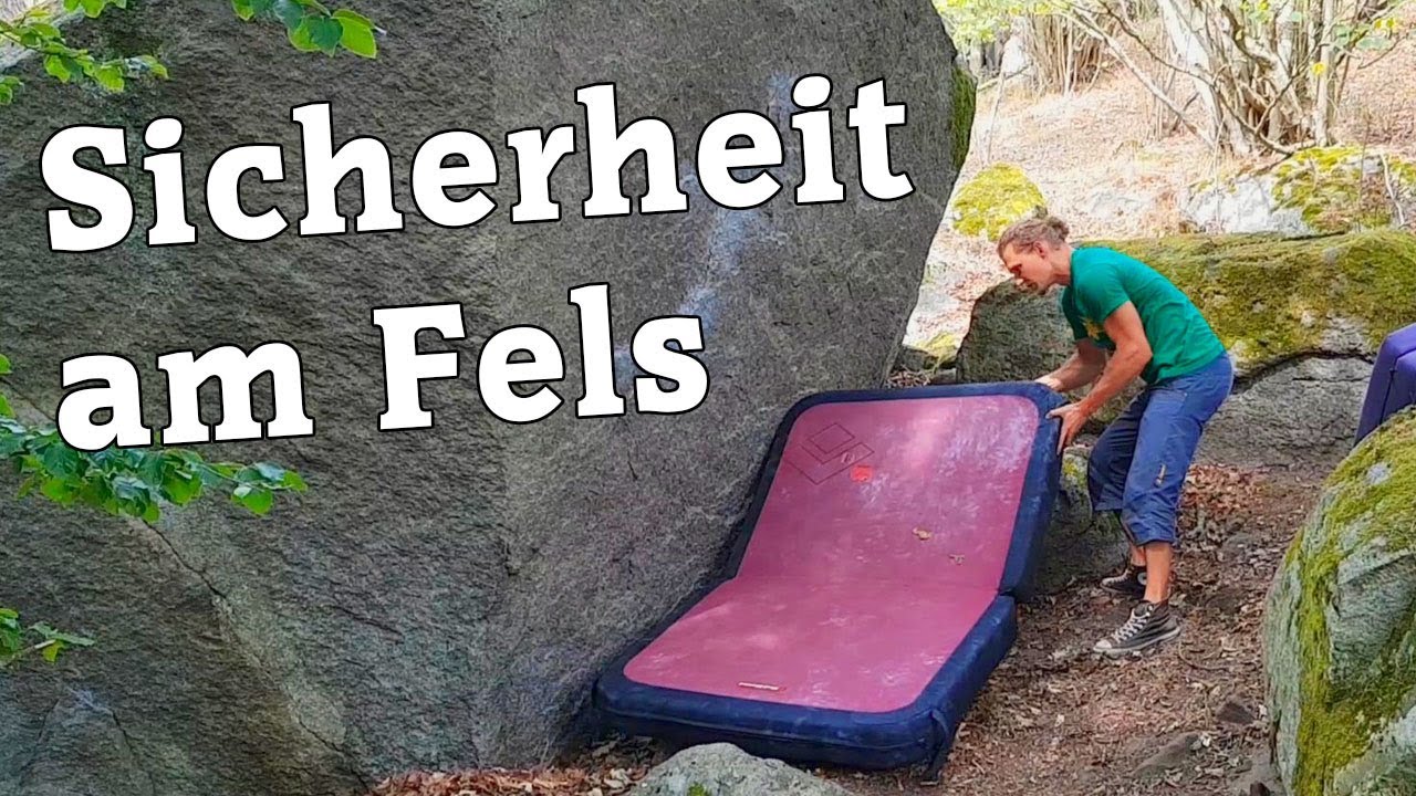 Outdoor-Bouldern: Crashpads richtig einsetzen