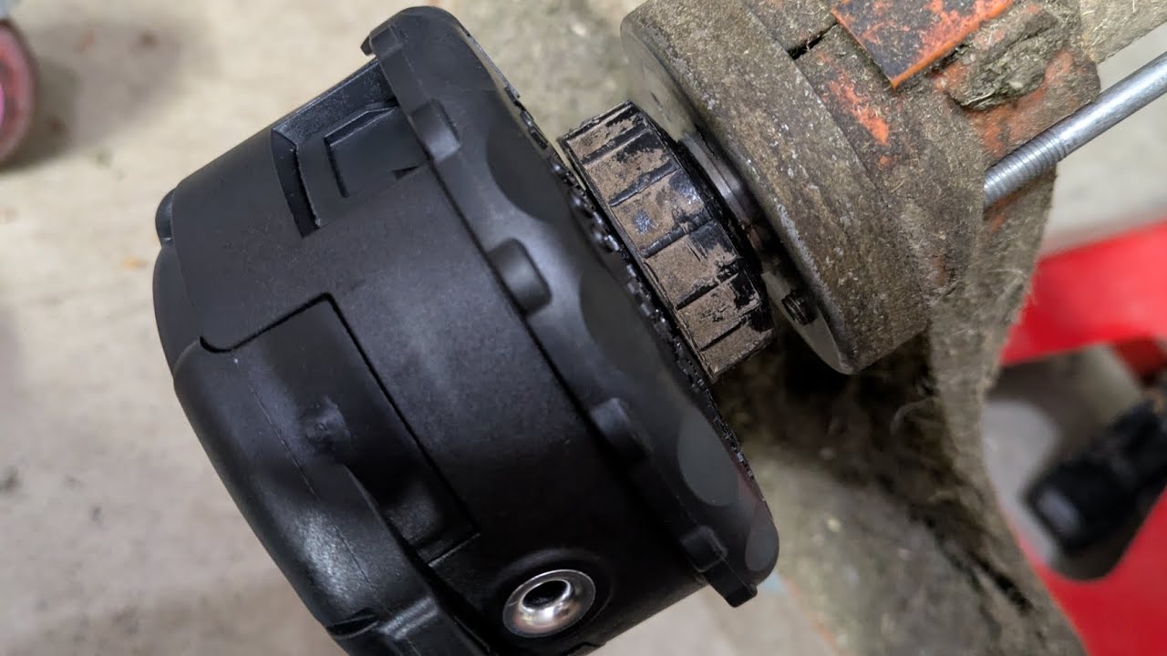 Installing Echo Speedfeed 400 head on Stihl FS40C Curved shaft trimmer