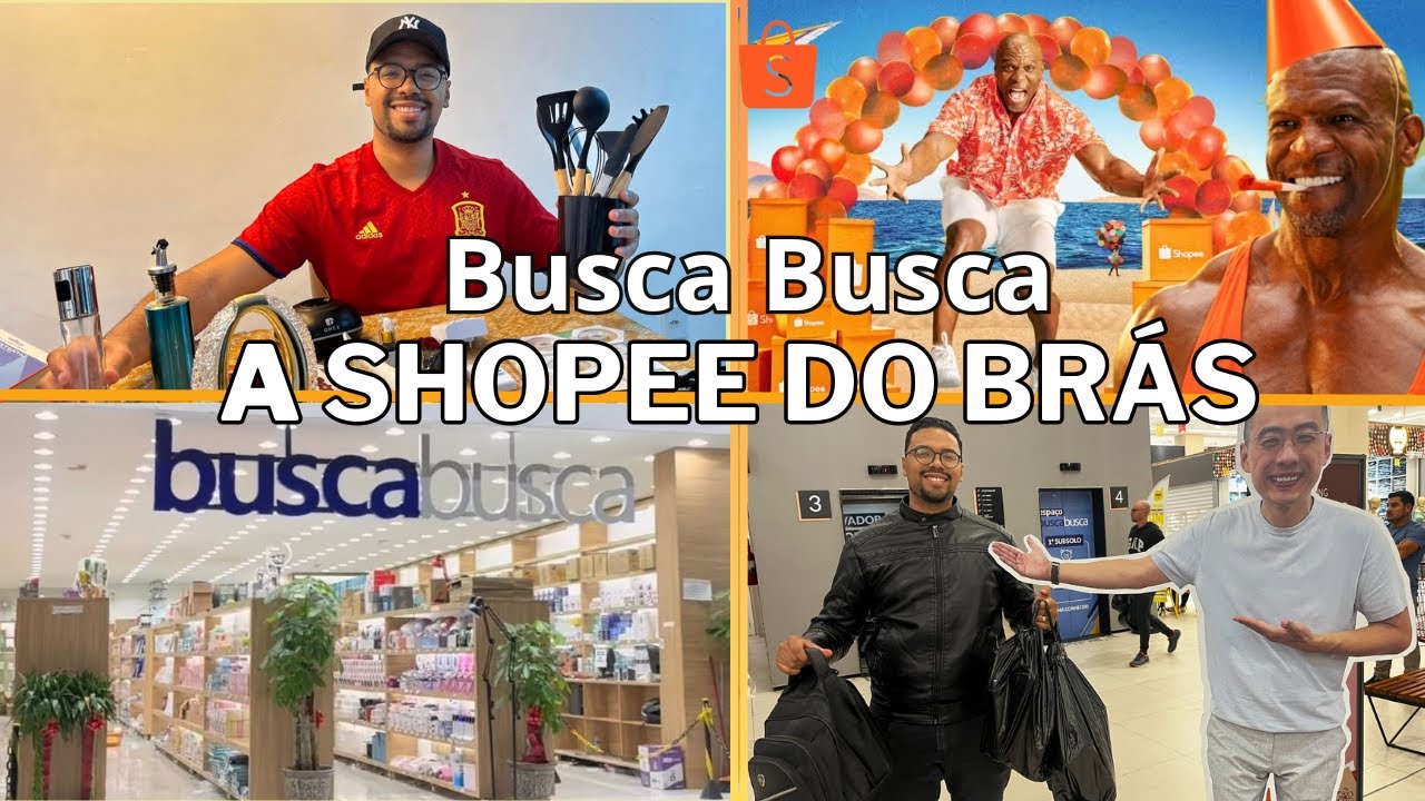A SHOPEE FÍSICA DO BRÁS - TOUR NA BUSCA BUSCA