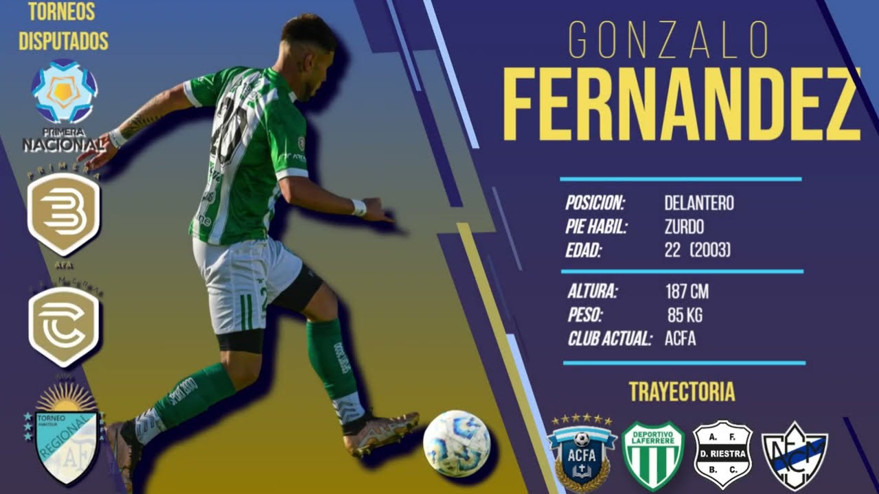 Gonzalo Fernandez Temporada 2025
