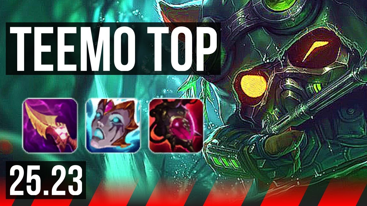 TEEMO vs ZAAHEN (TOP) | 13/4/8 | EUW Challenger | 25.23