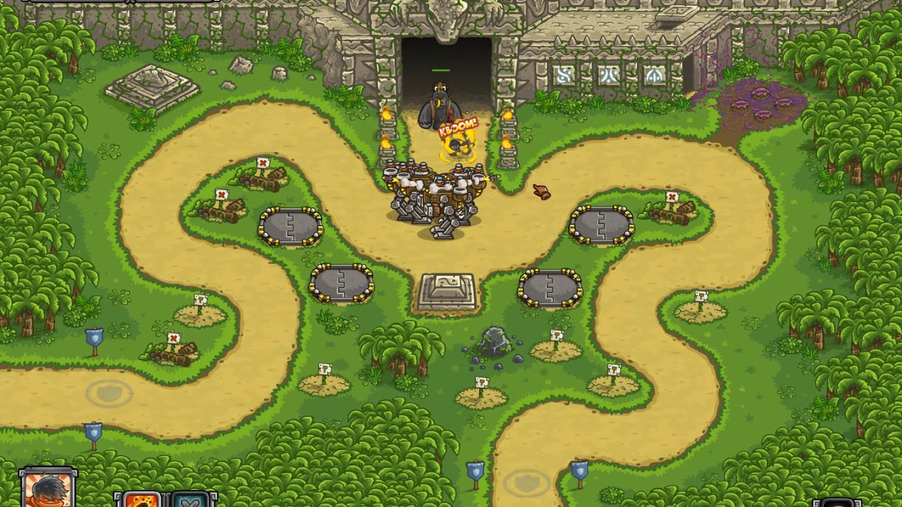 Kingdom Rush Frontiers - Temple of Saqra(Campaign) (3 stars)