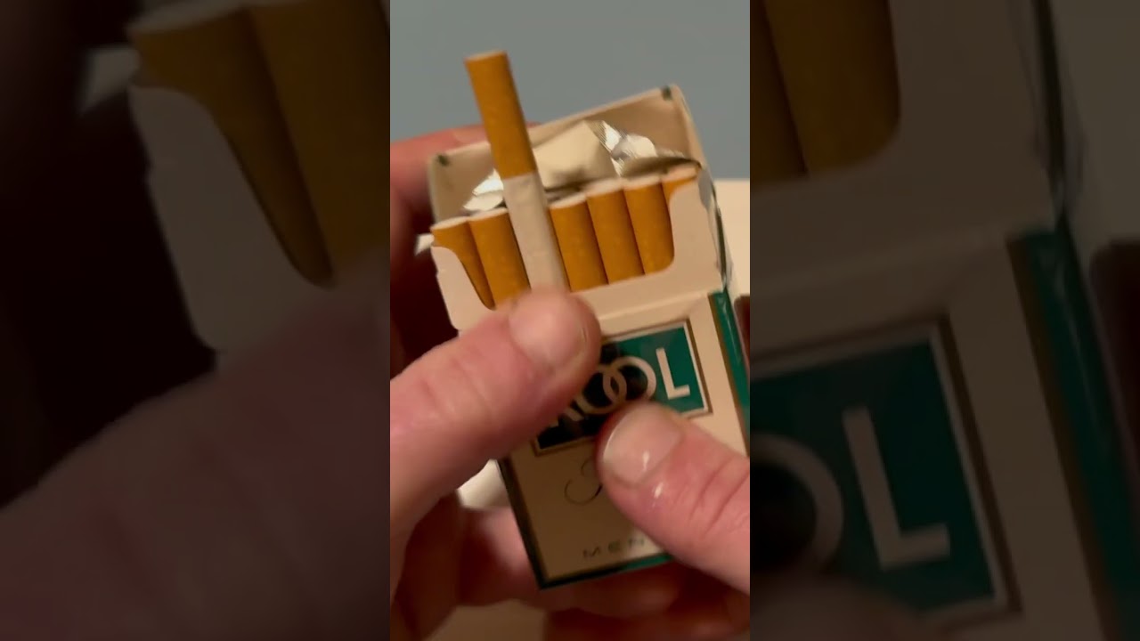 Unsealing pack perfectly preserved 1980s Kool menthol cigarettes they still good ? review video