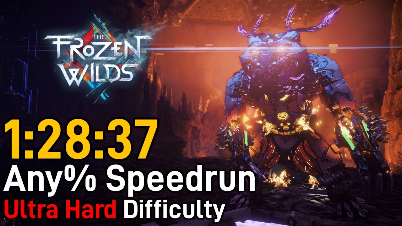 HZD The Frozen Wilds Speedrun - Any% Ultra Hard in 1:28:37 (World Record)