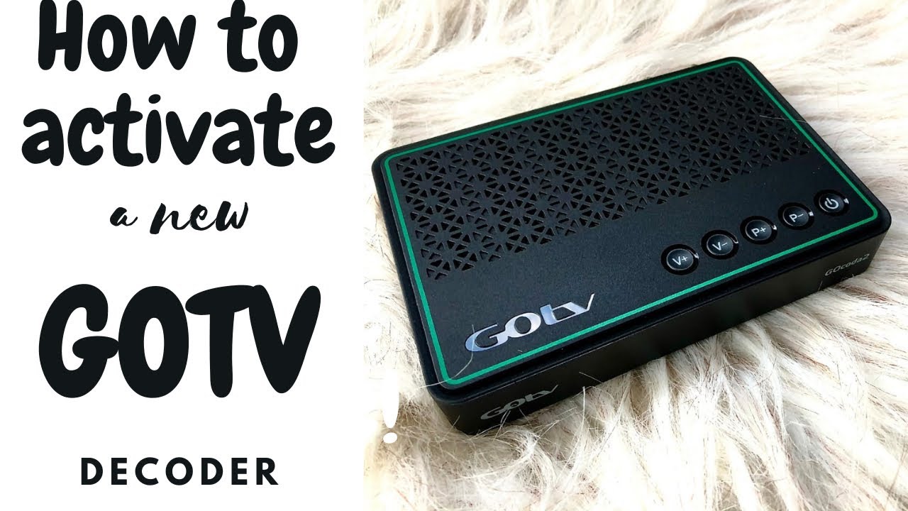 Выполните следующие действия, чтобы активировать декодер Gotv.