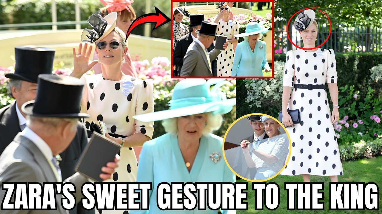 Трогательный жест Зары Тиндалл королю Карлу на Royal Ascot | Дебют Джеймса, графа Уэссекского