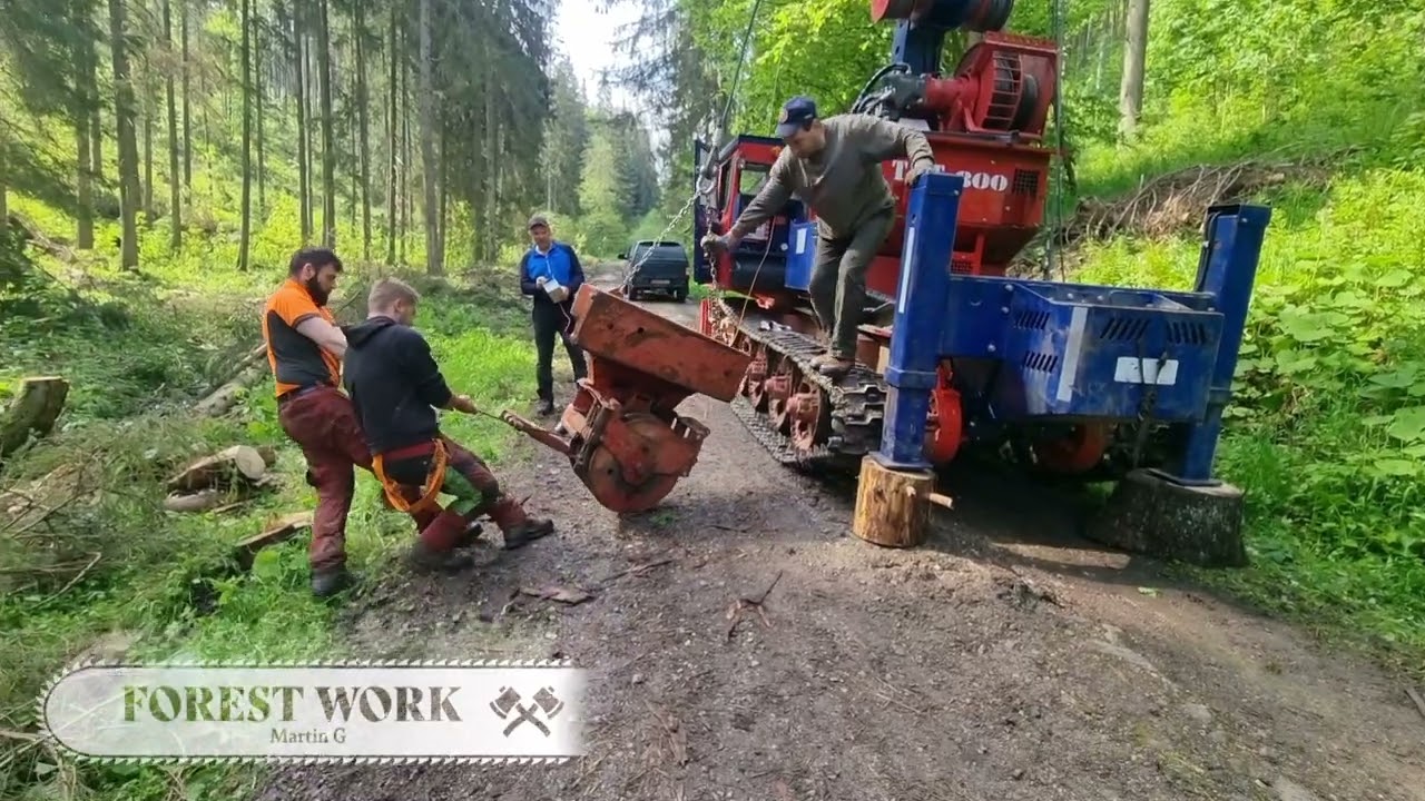 TST lanovka stavanie lanovky na pasovom podvozku 👍👍😁😁