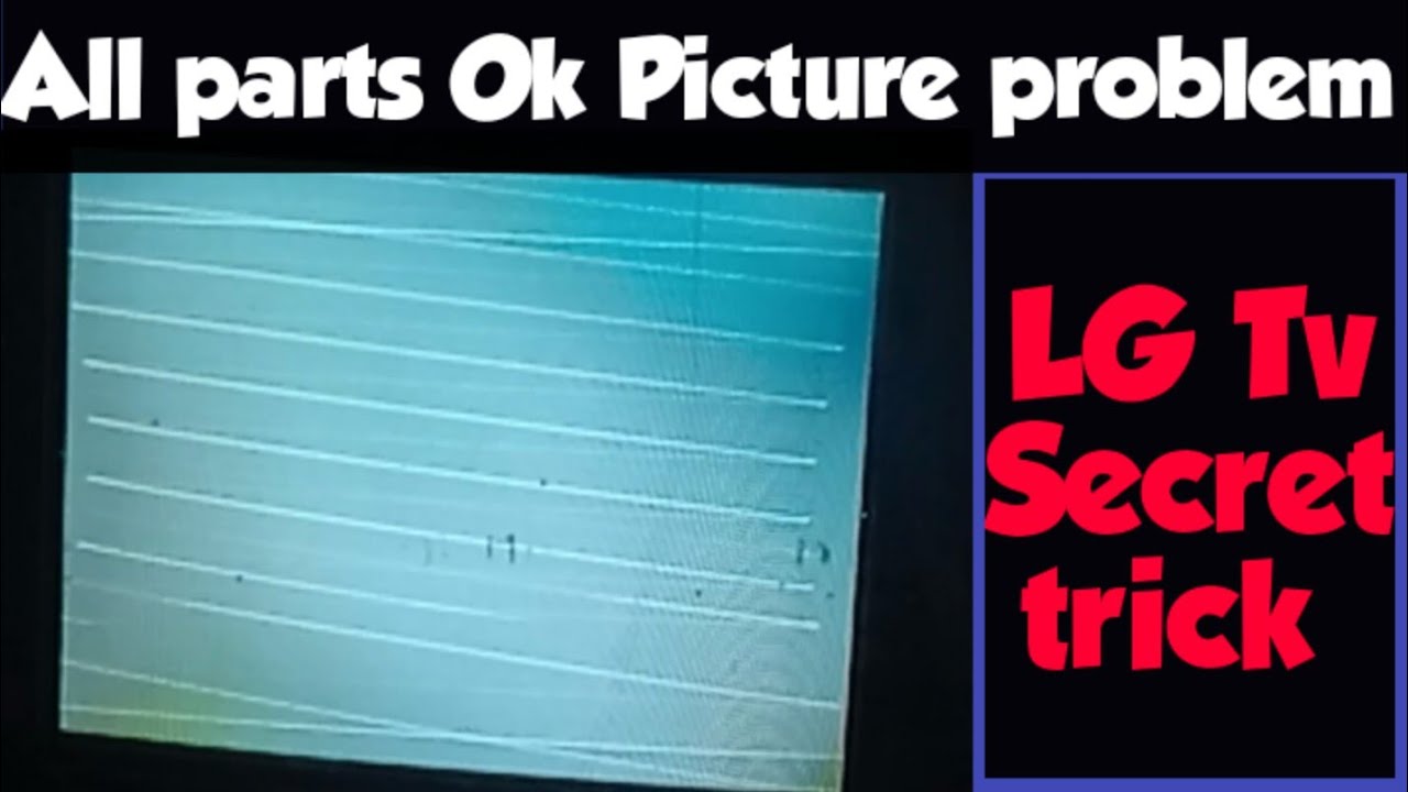 LG Tv No light problem repair,  Secret trick 👍.  White reetless line. 🇮🇳🇮🇳🇮🇳