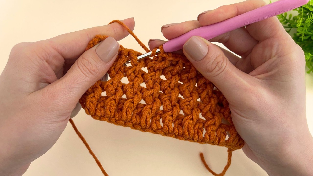 ЛЕГКИЙ и очаровательный узор крючком «СЕКРЕТНЫЙ САД»