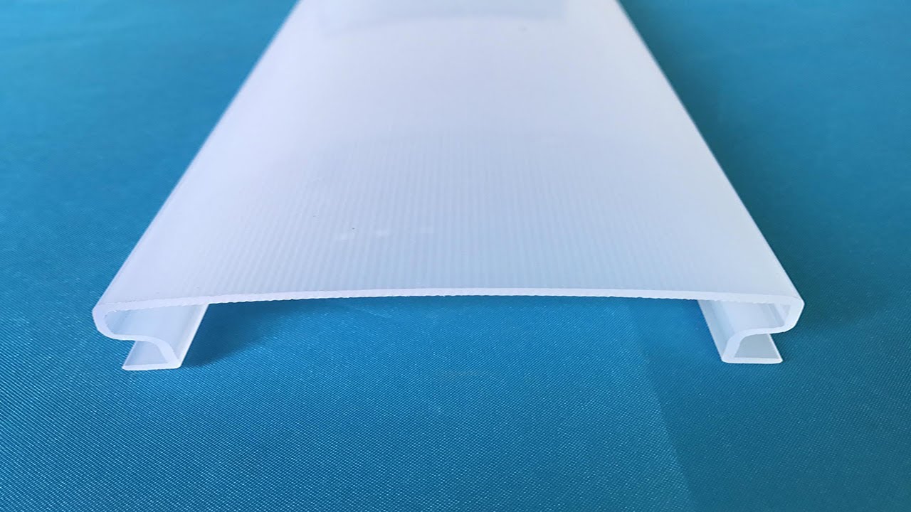 polycarbonate (pc) led light lamp shade profile extrusion machine|pc profile extrusion line