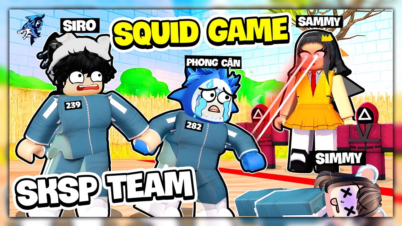 Siro Và Phong Cận Bị Sammy Đánh Bại Thảm Hại Trong Trò Chơi Con Mực Roblox